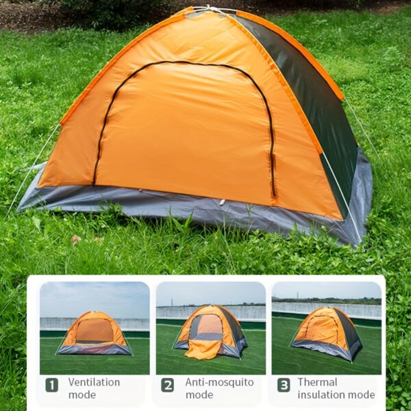 [Camping Tent] Outdoor Camping Tent, Automatic Portable Folding Tent, Easy to Set Up, Convenient to Carry, Comes with a Storage Bag, Single-Person Camping Tent - Image 6