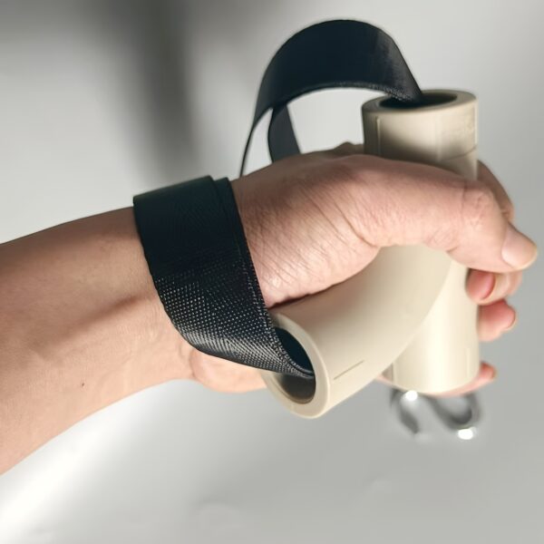 [Gray Wrist Strengthener] 1pc Gray PP Wrist Strengthener Equipment | Ergonomic Grip & Efficient Design - R-Shaped Forearm & Thumb Trainer for Enhanced Grip Strength, Fit for All Fitness Levels - Image 5