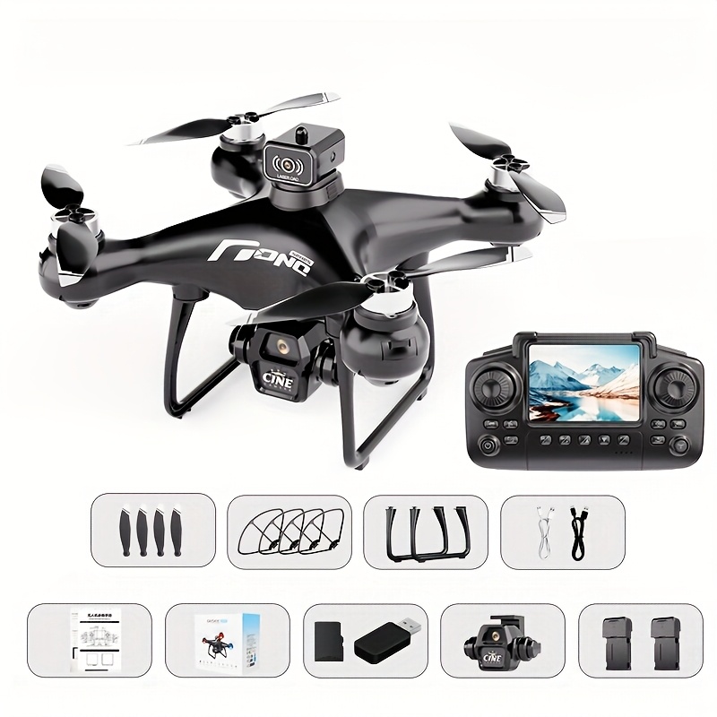 E55 Drone Brushless Optical Flow Drone S116 MAX- Dual Cameras, Screen-Controlled Remote for Outdoor Aerial Photography, 360° Obstacle Avoidance, WIFI FPV, Headless Mode, Phone App Control - Perfect for Halloween & Christmas Gifts - Image 3