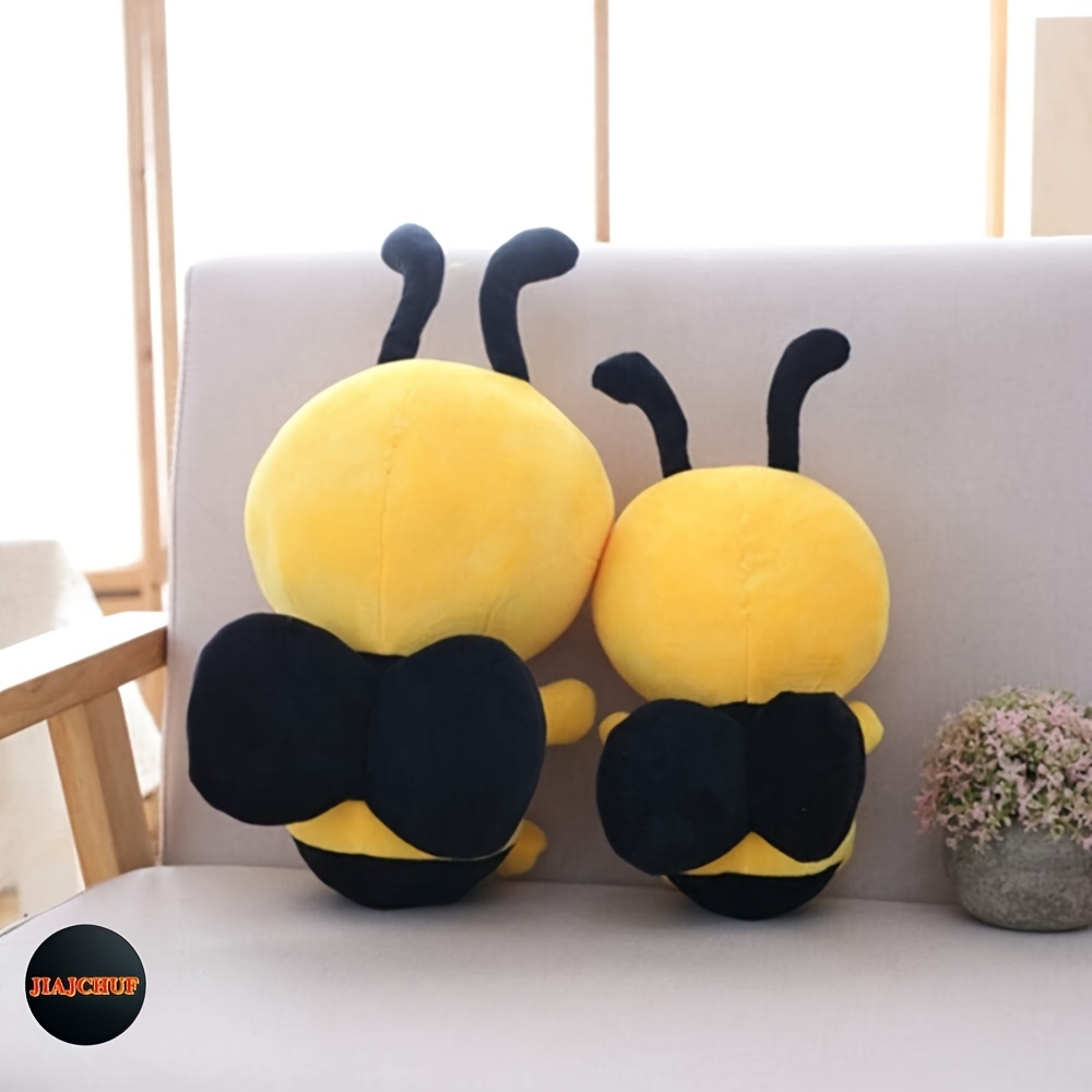 JIAJCHUF, Little Bee Plush Doll, Toy Gift, Holiday Gift, Two Little Bees Flying In The Flowers. - Image 9