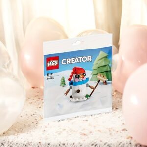 European Version, LEGO 30645 Creator Snowman, Building Block Toys Suitable for Children Aged 6 And Above, Holiday Gifts
