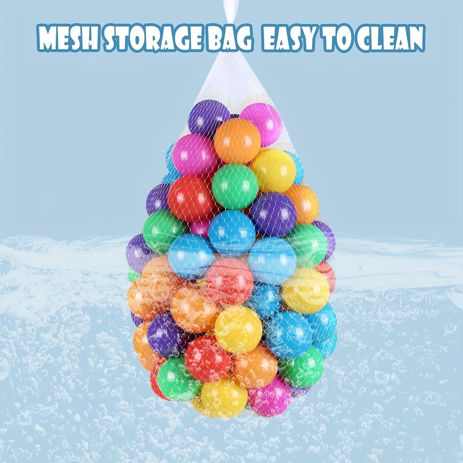 60pcs/110pcs/125pcs Colorful Bobo Balls for Youngsters Mixed Color Ocean Balls, 2.17/2.75in PE Material Perfect for Outdoor Sports And Water Play, Great Fun Toy Balls - Image 8