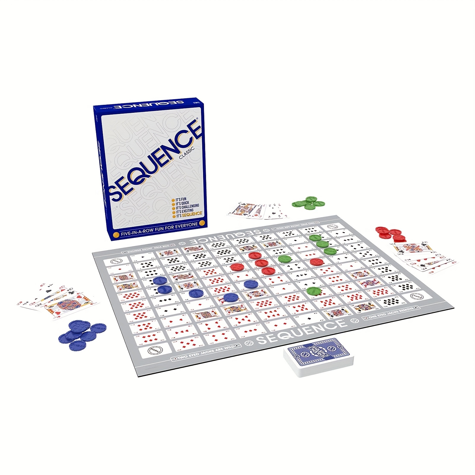 Family-Friendly Classic Sequence Board Game - New Version Card Game - Image 4