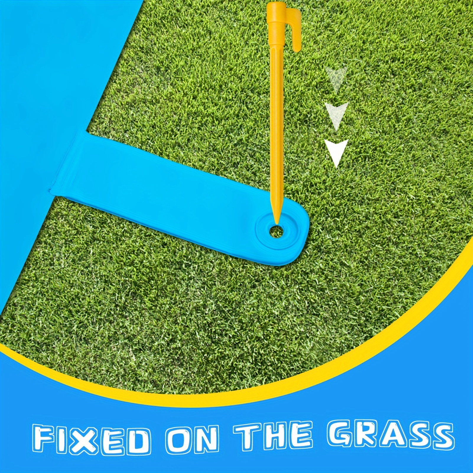 10m Extra Long Water Slide, 32.8ft Inflatable Splash Water Slip with 2 Racing Lanes and 2 Body Boards for Kids Boys Girls Adults Outdoor Summer Water Toys - Image 4