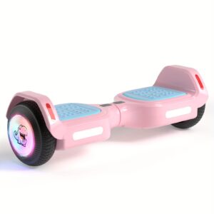 SIMATE Hoverboard for Kids, Self Balancing Scooter with Colorful LED Lights, Gifts for Kids & Teens & Adults, 8.5 Mph & 8.5 Miles, Best for Christmas, Perfect for Thanksgiving