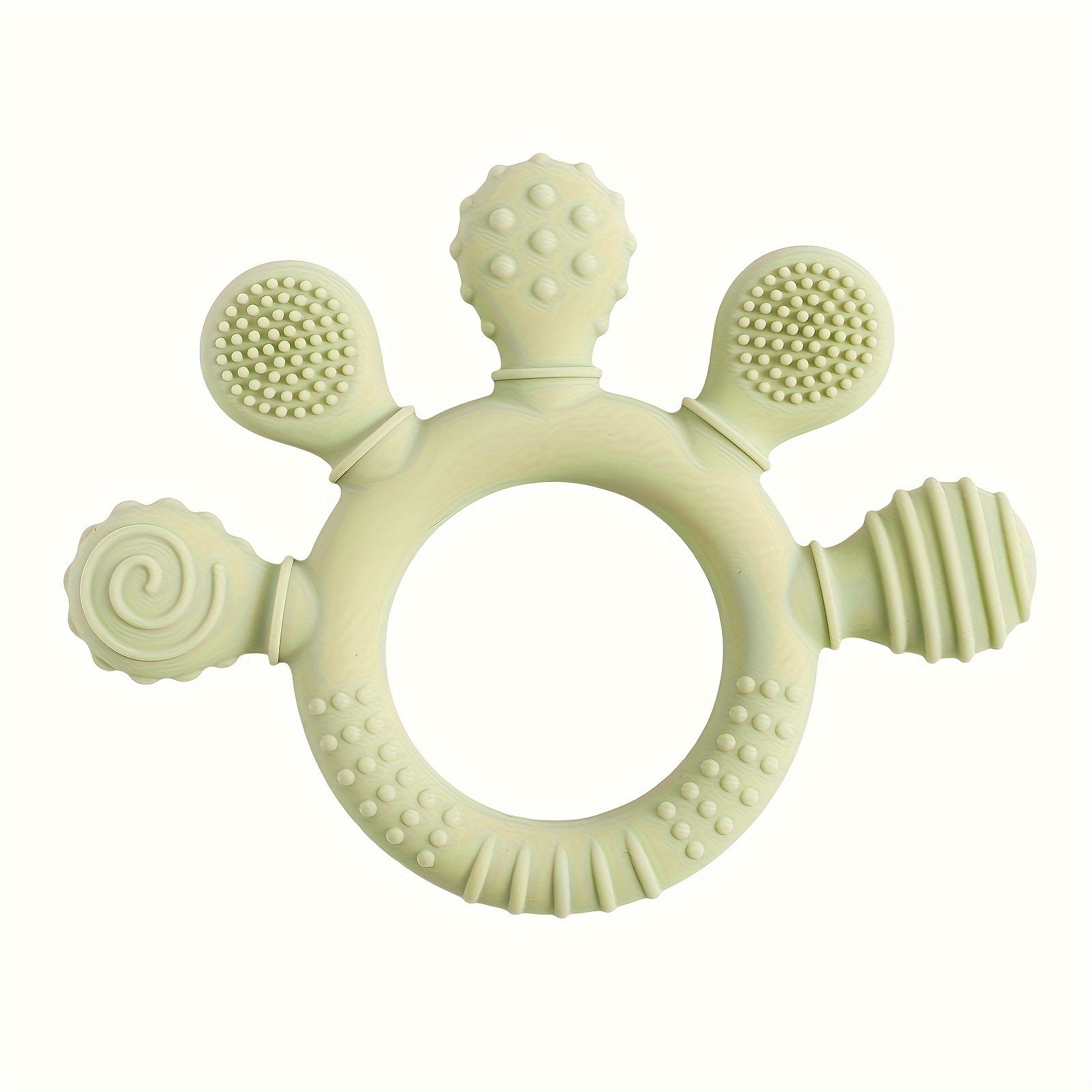 Baby Teething Toys, Baby Teethers, Food Grade Silicone Teethers, Baby Care Rings, Toys, Gifts For Kids, Newborn Accessories - Image 5