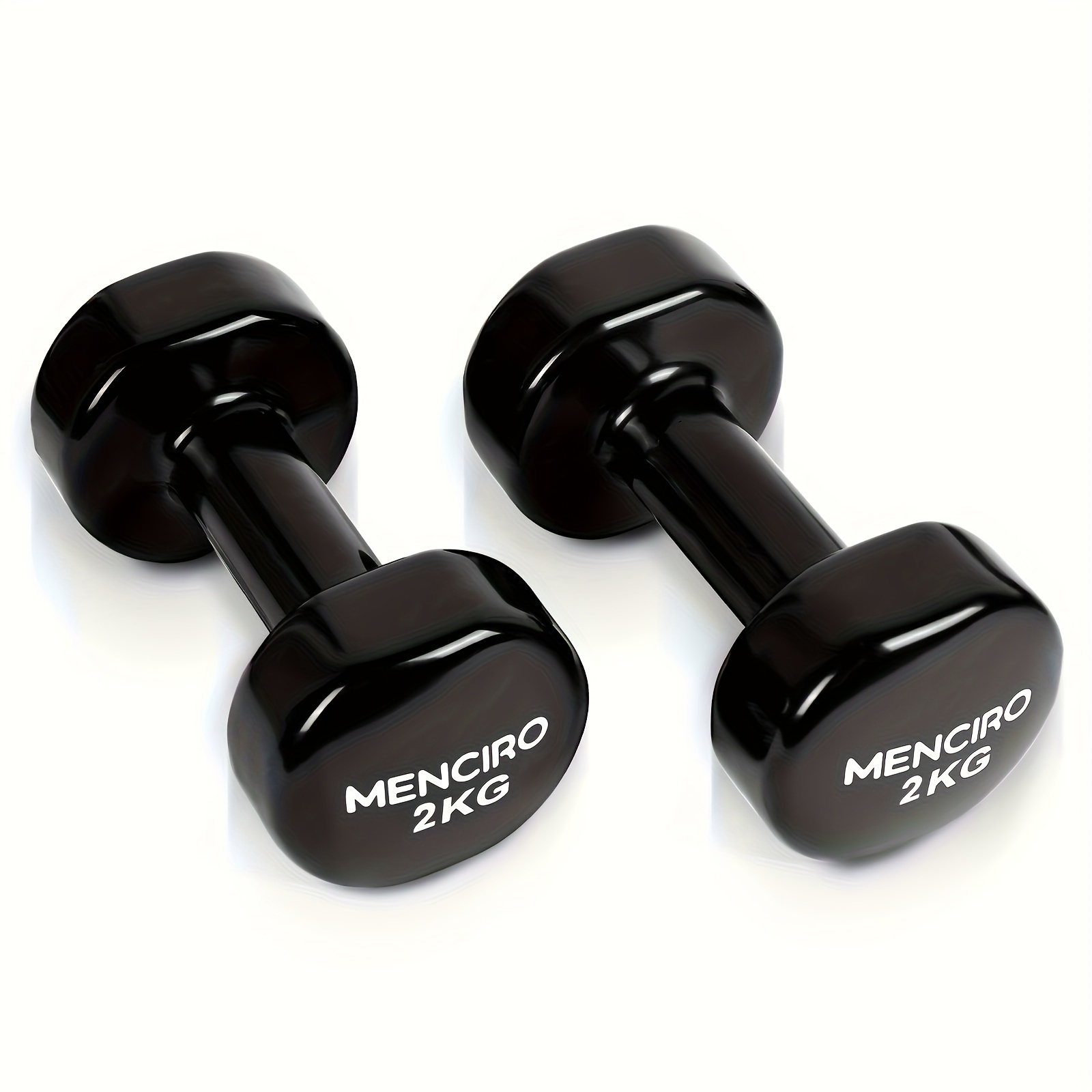 MENCIRO Fixed Dumbbells Set - Iron Home Gym Equipment for Full Body Strength Training, Muscle Building - 1kg, 2kg, 3kg, 4kg, 5kg Options Available - Image 3
