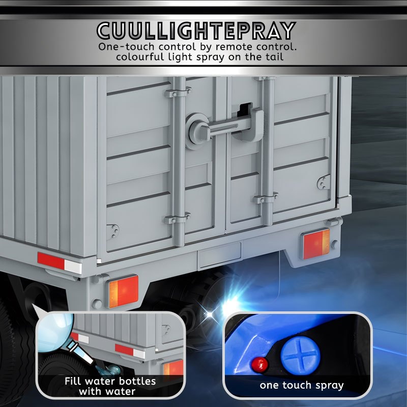 1:16 RC Remote Control Toy Truck, Construction Vehicle Transport Truck Transporter Toy Car Truck, ABS Material, Remote Control Power Toy With Light Sound, Perfect Gift For Boys And Girls - Image 5