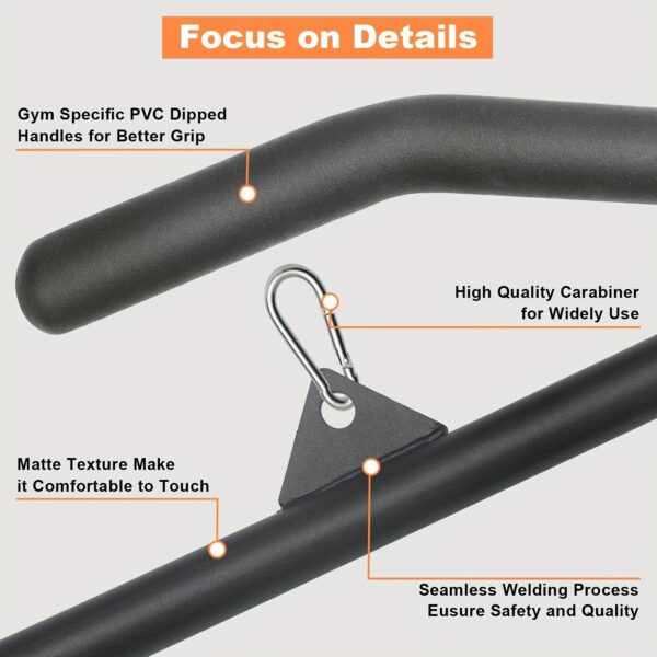 [Universal Strength Training Bar] 39.37 Inch Bar for Strength Training - Universal Gym Equipment - Suitable for Various Machines and Festive Seasons - Image 6