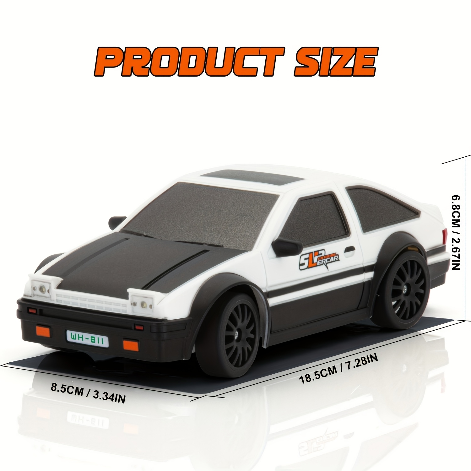 1:24 Scale 2.4GHz Remote Control Car Remote Control Four-wheel Drive Drift Car 15KM/H Drift Car With Front And Rear LED Lights Drift Tires For Boys And Girls Over Six Years Old Birthday, Holiday Gifts - Image 10