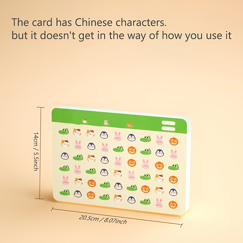 Concentration And Observation Training: Find The Same Game Cards - Fruits, Animals, And Letters - No Battery Required - Image 2