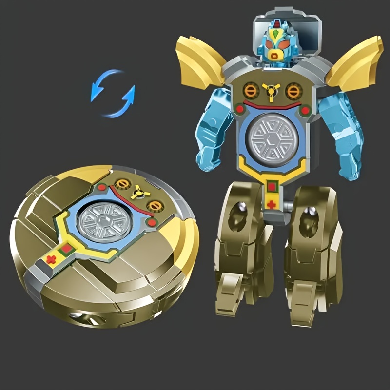 Fidget Spinner Creative Toy Transformers Spinner Transformable Autobot Desktop Ornaments Decompression Cool Creative Two-in-One Fidget Spinner Creative Birthday Gift - Image 6