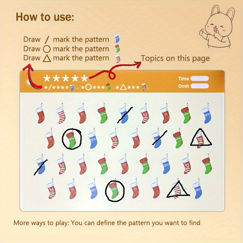 Concentration And Observation Training: Find The Same Game Cards - Fruits, Animals, And Letters - No Battery Required - Image 8