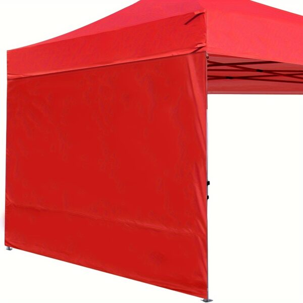 [UV Protection Canopy] 10x10 Pop-Up Canopy Sunshade Curtain with Side Walls | UV Protection, Durable Blackout Fabric, Rain Barrier, Tent Side Windbreak, and Sunscreen Cloth for Indoor and Outdoor Garden Coverage - Instant Canopy Only 1pc Side Wall Privacy Curtain Without Frame - Image 8
