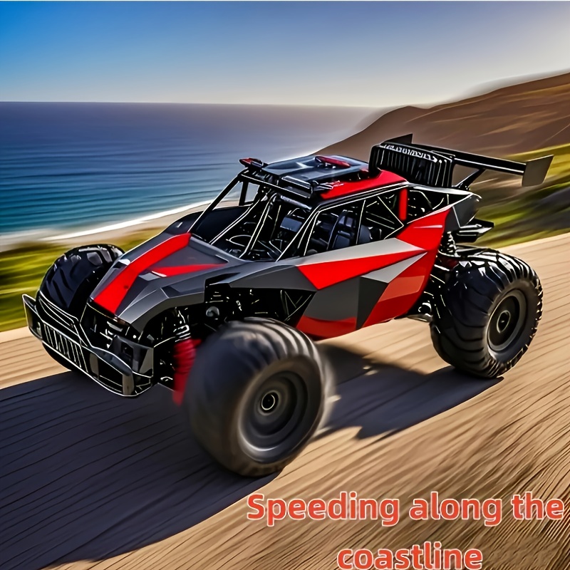 All-terrain Monster Truck, A Remote-controlled All-terrain Vehicle, Is Equipped with Two Rechargeable Batteries And Colorful Lights, And Can Reach A Speed Of 30 Kilometers Per Hour., Best for Christmas - Image 5