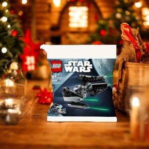 European Version, 30685 LEGO TIE Interceptor Mini Build, Suitable For Decorating Ornaments Or Giving Gifts, Great Gift For Boys And Girls