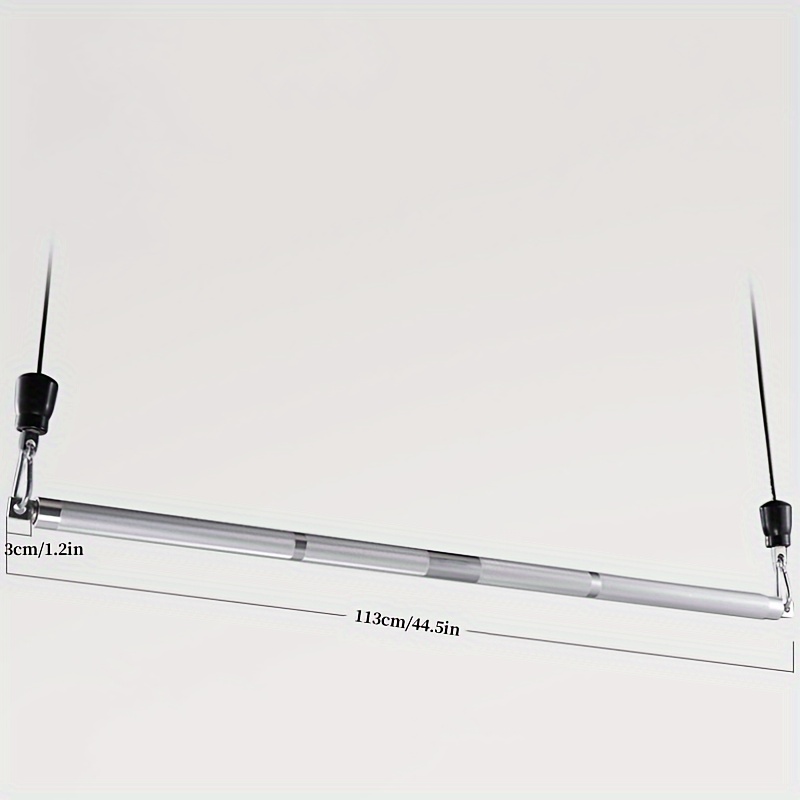 1pc Aluminum Alloy High-Quality Pull Down Handle, Fitness Equipment Accessory for Back Muscle Training, Lat Artillery Rowing Chest Push Handle, Durable Gym Equipment for Strength and Endurance Exercises - Image 7