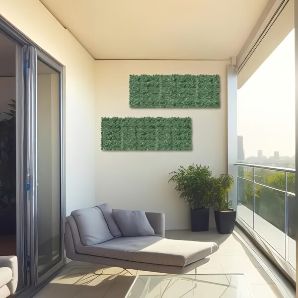 [UV-Resistant Fence] 6 Rolls Expandable Outdoor Artificial Vine Privacy Fence Panels | Durable Plastic, UV-Resistant, Easy to Hang, 236.2 Inches X 19.7 Inches, Natural Appearance, Perfect for Patios, Gardens, Balconies, Backyards, Thanksgiving, and Other Garden Privacy Solutions - Image 4