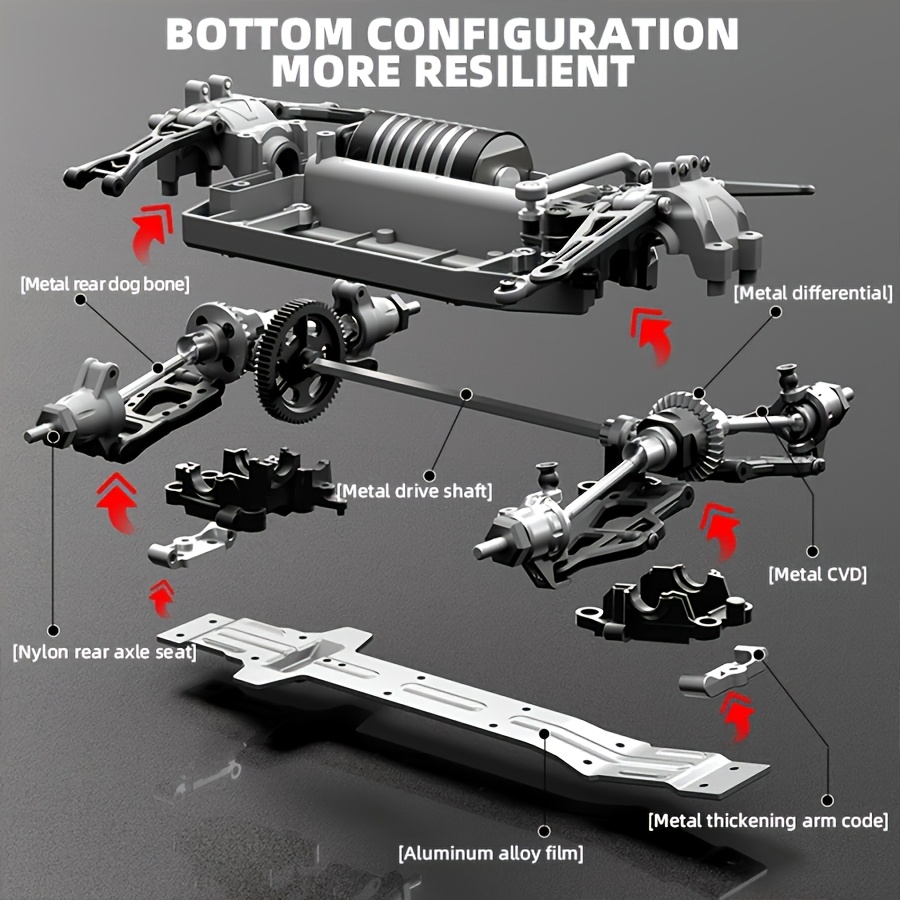 2025 Upgraded Black Four-Wheel Remote-Controlled Racing Car - High-Speed Off-Road Toy Car with Adjustable Headlight Mode & Turn Signal, 80km/h Brushless Motor, USB Rechargeable, Durable Plastic Body, Touch Control, Perfect Holiday/Birthday Gift, Remote Control Car, Outdoor Playtime, Sporty Design, Sturdy Construction - Image 9