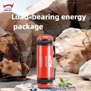 [Red Fitness Sandbag] Portable Energy Bag Sandbag | Red Fitness Weightlifting Comprehensive Physical Training Squat Load-Bearing Multifunctional Equipment with Various Weights