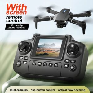 2025 E88PRO Drone HD Dual Cameras, Built-in Screen No Phone Needed, One-Key Takeoff/Landing, Wi-Fi Control, USB Charging, Beginner-Friendly, Durable Gift For Garden Camping & VLOG