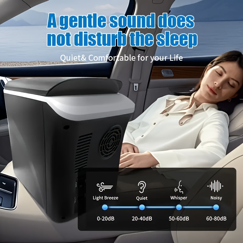 1.98gal Portable Fridge, 12 Volt Car Refrigerator with Cooler and Warmer, Fast Cooling Multifunctional Portable Freezer for Car, RV, Truck, Boat, Van, Travel, Outdoor Camping - Image 8