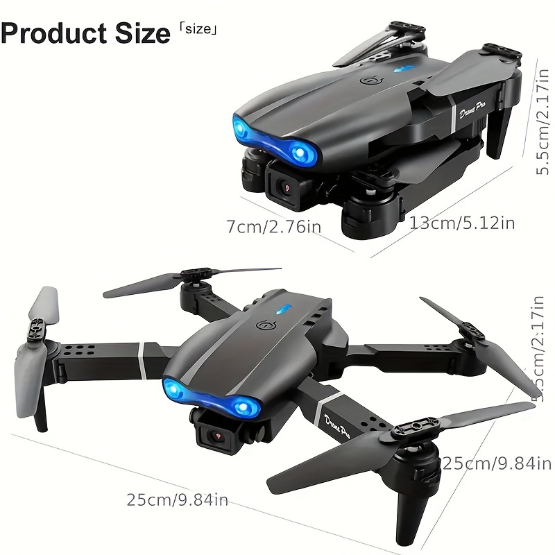 RC Drone with Dual Cameras, 2 Batteries, Foldable RC Drone, Brushless Motors, Optical Flow Positioning, Smart Follow, Indoor And Outdoor Discount Drones, Beginner Birthday, Christmas, Halloween Gifts - Image 2
