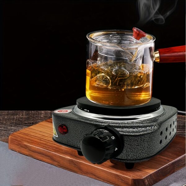 [Portable Electric Stove] Compact Portable Mini Electric Stove for Home Use | Coffee Maker for Brewing Moka Pot, Outdoor Camping Coffee Burner - Image 4