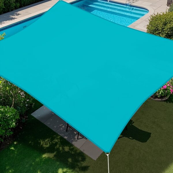 [Rectangular Sun Sail] 1pc Heavy-Duty Rectangular Sun Sail for Outdoor Patio, Garden - UV Protection, Easy Installation, Large Coverage, Modern Design - Image 7