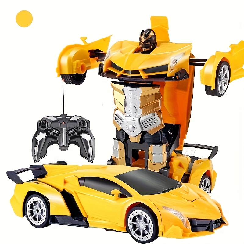Remote Control Transforming Car-robot Toy, Electric Remote Control Robot Deformed Car, Car Model, Outdoor Sports Toy, USB Rechargeable Battery Christmas, Halloween, Birthday Gift - Image 8