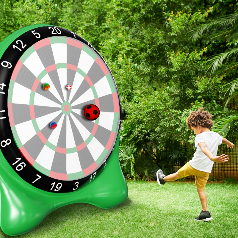 Inflatable Soccer Dart Board, Giant Kick Darts, Indoor Outdoor Lawn Yard Games for Kids Adults Family, Big Jumbo Carnival Games for Party | 6ft Dart Boards with Pump - Image 7