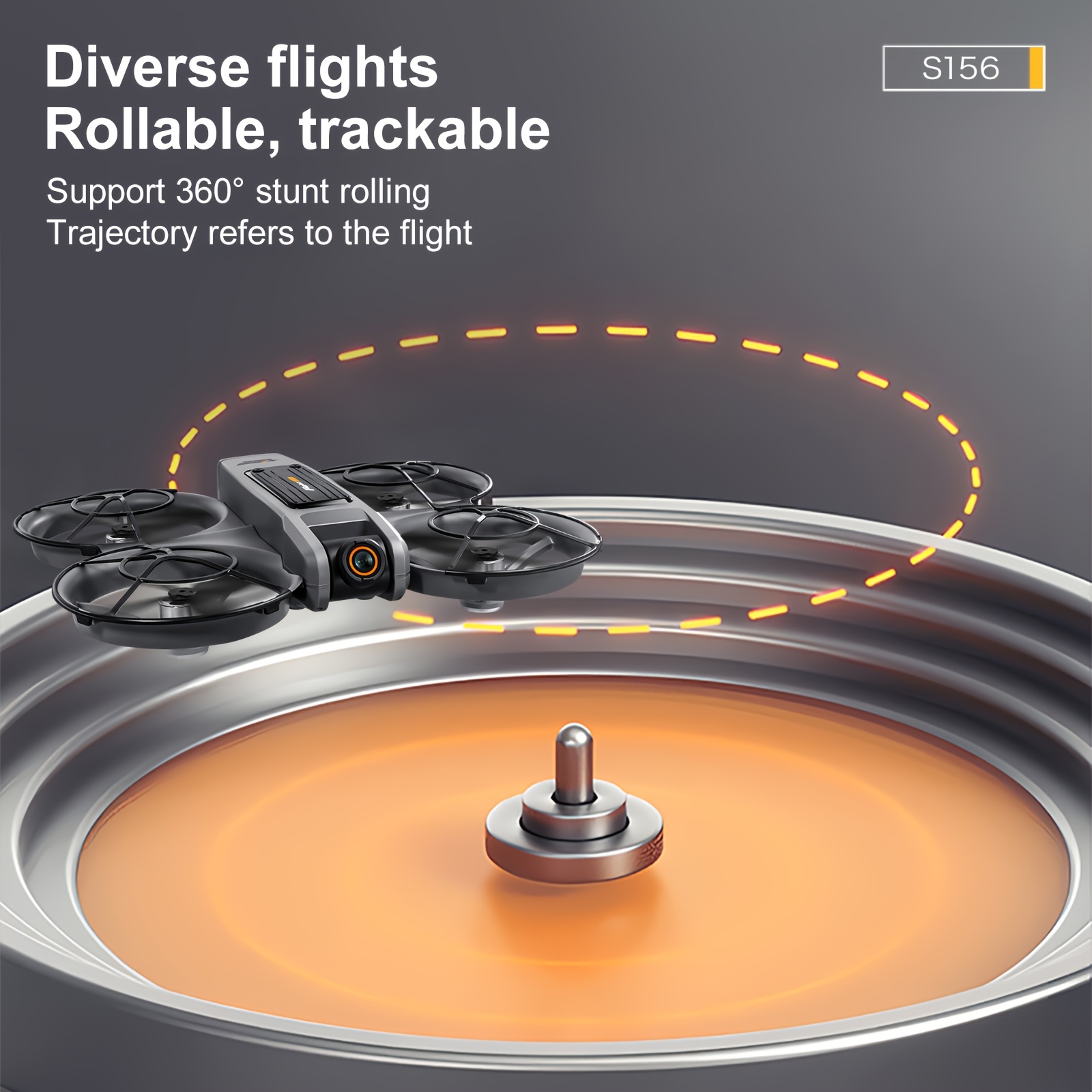 S156 Long-Endurance GPS Drone With Dual Cameras, Brushless Motor, Quad Obstacle Avoidance, Optical Flow Positioning, LCD Remote Controller, Battery/USB Powered -Perfect Gift For Halloween - Image 11