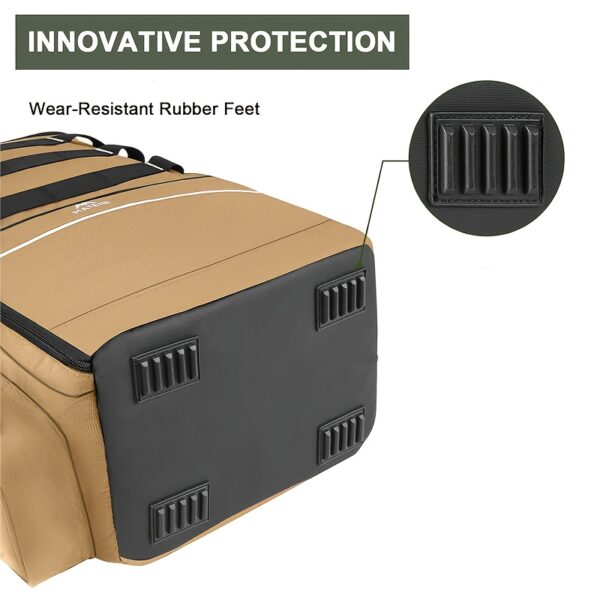 [Fishing | Resistant] Resistant Fishing Backpack | Fishing Tackle Box Bag with Rod Holders & Cooler | Gear Gifts for Men, Valentine's Day gift - Image 4