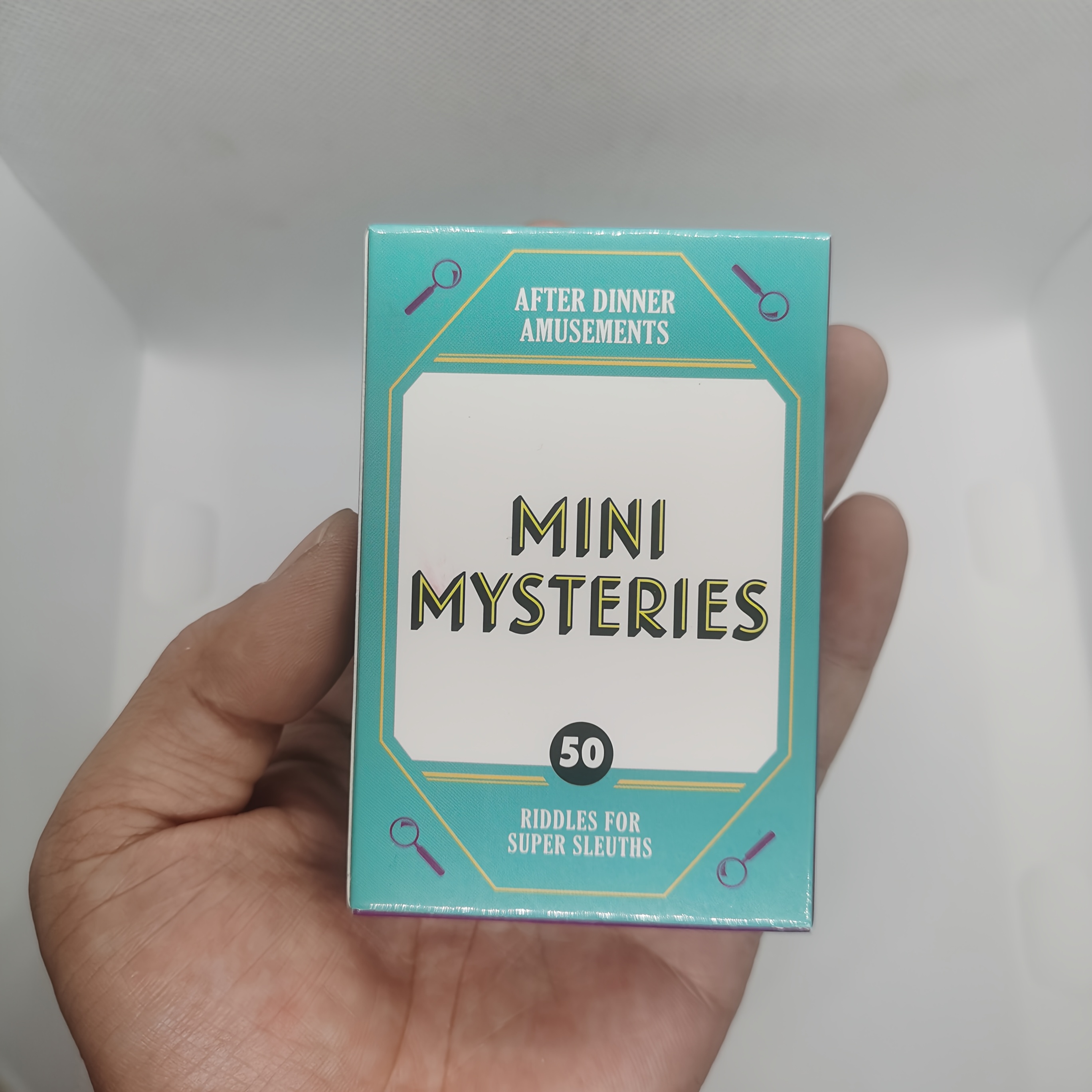 50 Mini Mysteries: After Dinner Amusements - Engaging Card Game for Friends to Bond Over Brain Teasers, Unleash Your Inner Detective, and Sharpen Logic Skills, Perfect for Gatherings and Social Events - Image 4
