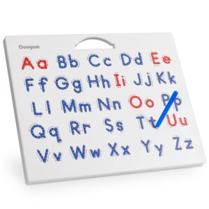 Coogam Magnetic Letters Practicing Board, Magnets Tracing ABC Alphabet Board Learning To Write Uppercase&Lowercase Educational Toy, Fine Motor Gift For 3 4 5 Years Old Kids
