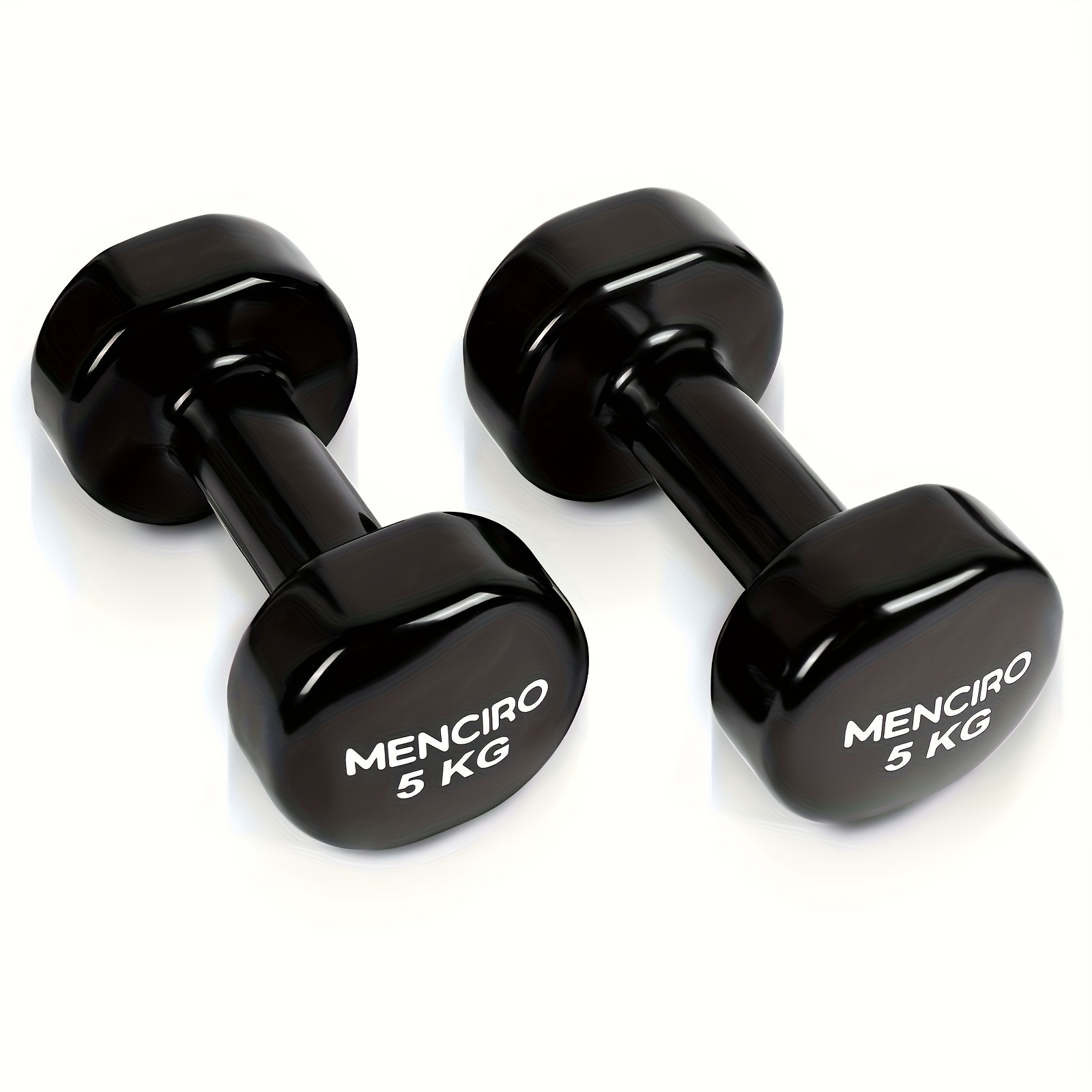 MENCIRO Fixed Dumbbells Set - Iron Home Gym Equipment for Full Body Strength Training, Muscle Building - 1kg, 2kg, 3kg, 4kg, 5kg Options Available - Image 6