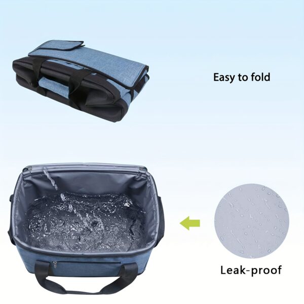 [30L Soft Cooler] 40-Can 30L Large Soft Cooler Bag | Insulated Lid, Durable Handle, Outdoor Essentials | Reusable Grocery Tote for Outdoor Travel, Hiking, Beach Picnics & BBQ Parties - Image 6