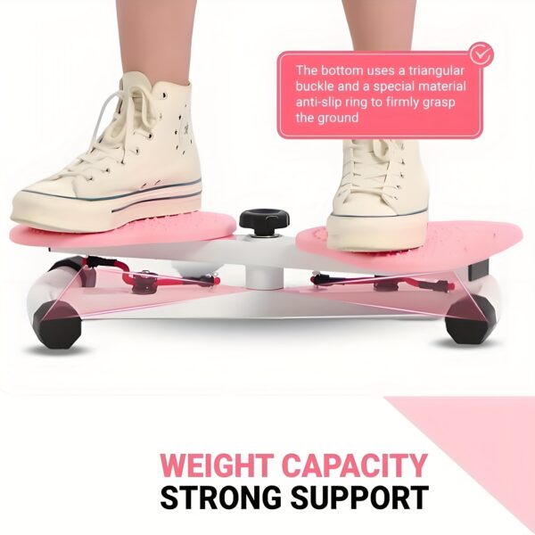 Waist Twisting Machine, Ab Twister Board For Exercise, Noiseless Exercise Waist TwisterFor Home Gym Equipment, 330 Lbs Capacity |Track Time, Reps, Calories With DigitalDisplay - Image 7