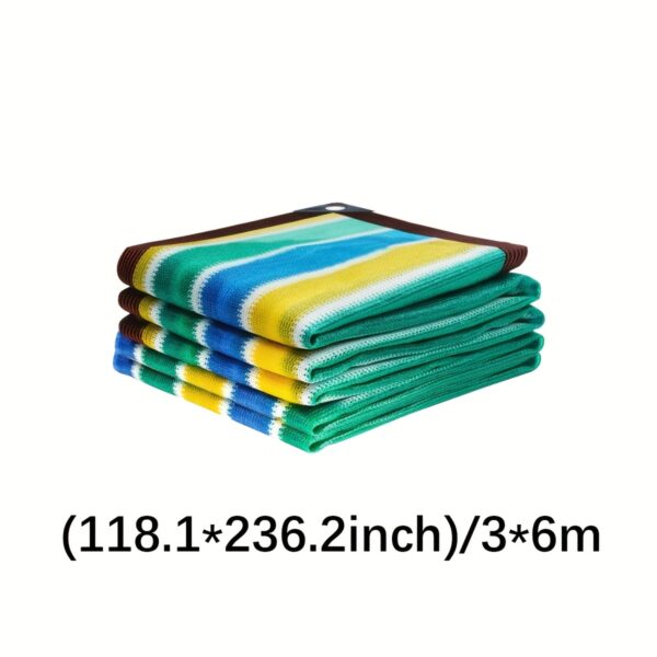 [Beach Sunshade] Colorful Outdoor Beach Windbreak, Sunshade Cloth | Suitable for Beaches, Pavilions, Swimming Pools, and Holiday Gifts - Image 13