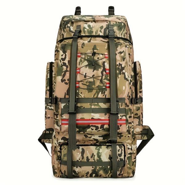 [Durable Climbing Backpack] Large Capacity Multifunctional Outdoor Sports Climbing Backpack - Durable Nylon Drawstring Design for Hiking, Camping, Short Trips - B - Image 7