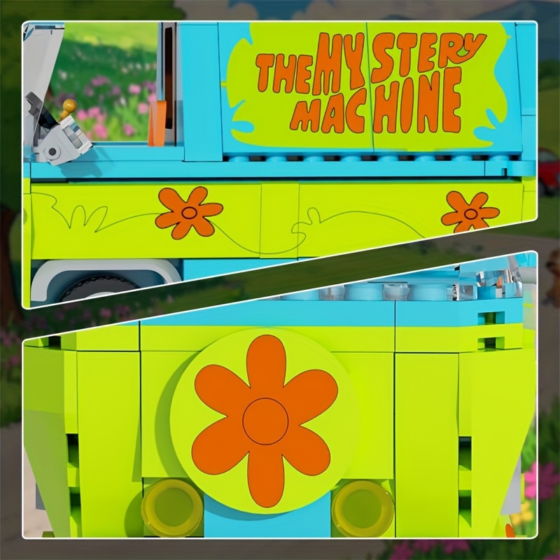 340pcs Popular Movie And TV Van Building Blocks Playset Fans Must Buy Building Blocks Toys Vehicles Exquisite And Fun Room Decorations Colorful Box Best Gift for Friends - Image 5