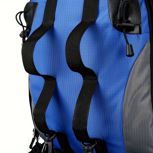 [Lightweight Backpack] Durable, Lightweight Hiking Backpack | Large Capacity Outdoor Trekking and Camping Bag with Adjustable Straps, Drawstring Closure, and Multiple Compartments for Men and Women - Image 8