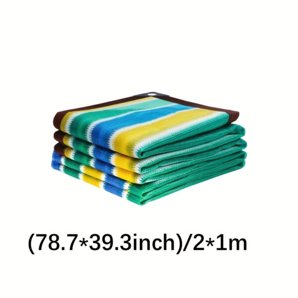 [Beach Sunshade] Colorful Outdoor Beach Windbreak, Sunshade Cloth | Suitable for Beaches, Pavilions, Swimming Pools, and Holiday Gifts - Image 3