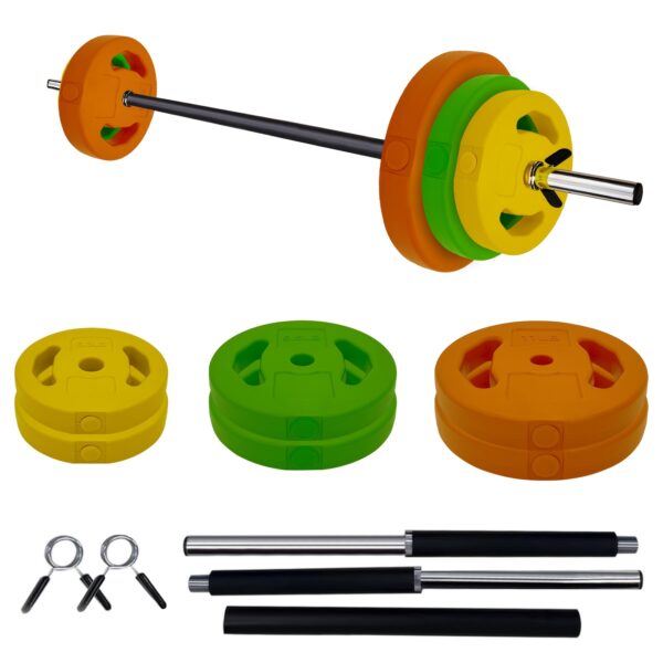 Adjustable Barbell Weight Set, Adjustable Free Weights for Home And Gym Workout, 40LB, Black - Image 6