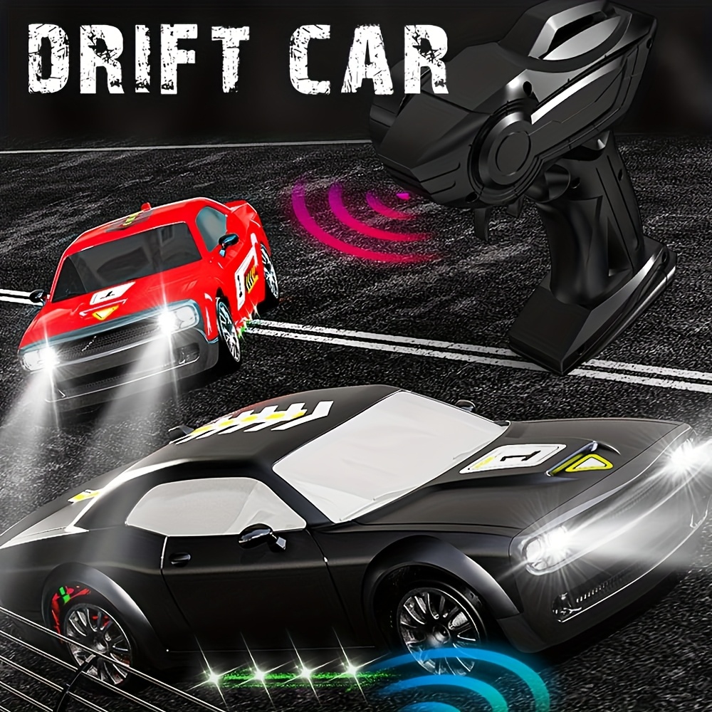 1:20 4WD LED Light Remote Control Drift Car, 20KPH High Speed Proportion Throttle Racing Car, Suitable for Drifting and Racing, with 2 Rechargeable Batteries, Perfect Gift and Toy - Image 6