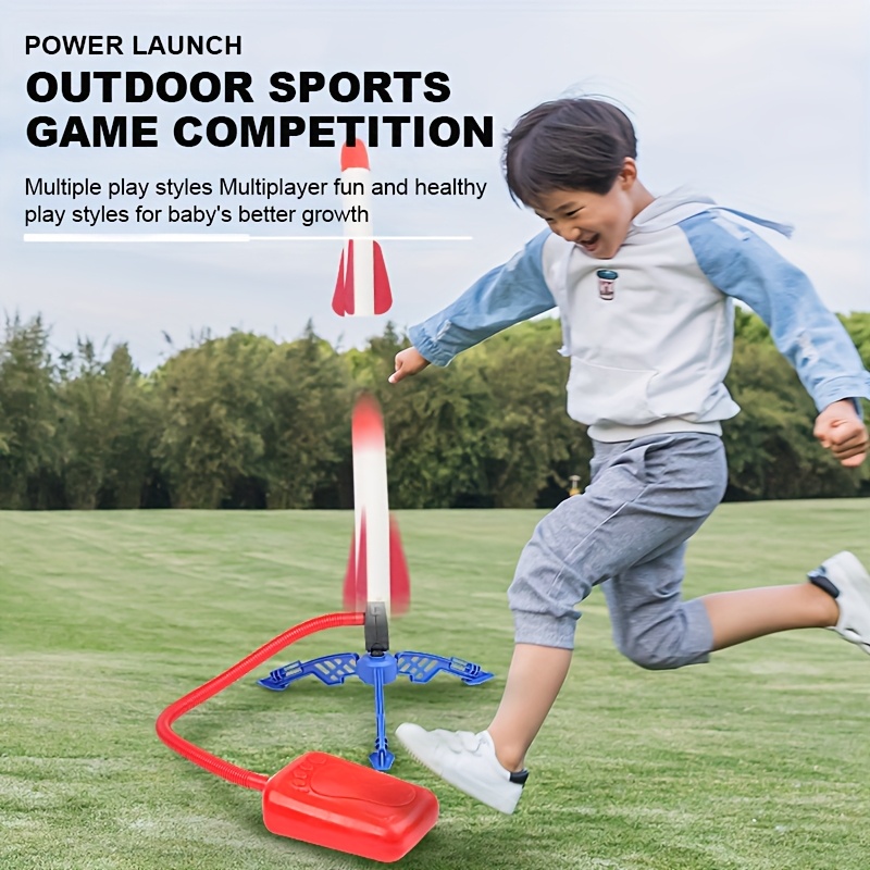 Stomping Rocket Launcher Toys, Outdoor Children's Foam Rocket Toys, Parent-Child Interaction, STEM Educational Games, Suitable for 3 Years Old Boys, Girls Birthday Halloween, Christmas Festival Gifts - Image 2