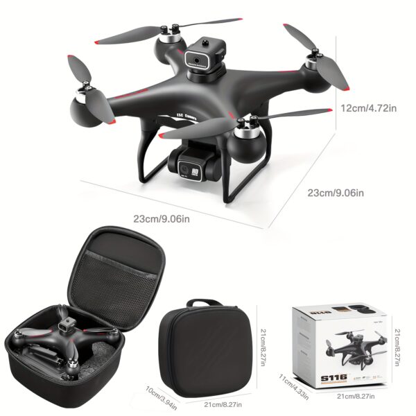 Drones With Real-time High-definition Image Transmission/HD Elevtricslly Adjustable Dual Camera/360° Infrared Obstacle Avoidance/optical Flow Positioning Hovering - Image 2