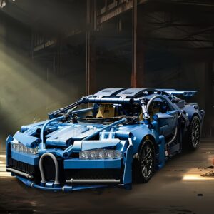 3320+pcs Building Block Car Model Kit, 1:18 Scale, Desktop Decoration, Birthday and Holiday Gift Choice, Compatible with Main Products