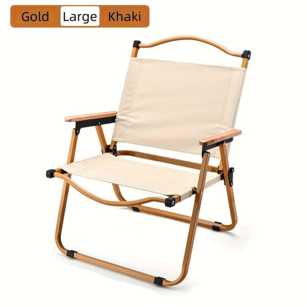 Outdoor Black Garden Armchair with Padded Backrest & Armrests - Durable Weather-Resistant Foldable Design, No Assembly Needed, Plastic-Filled Cushion for Patio, Lawn, Yard - Elegant Patio Furniture - Image 11