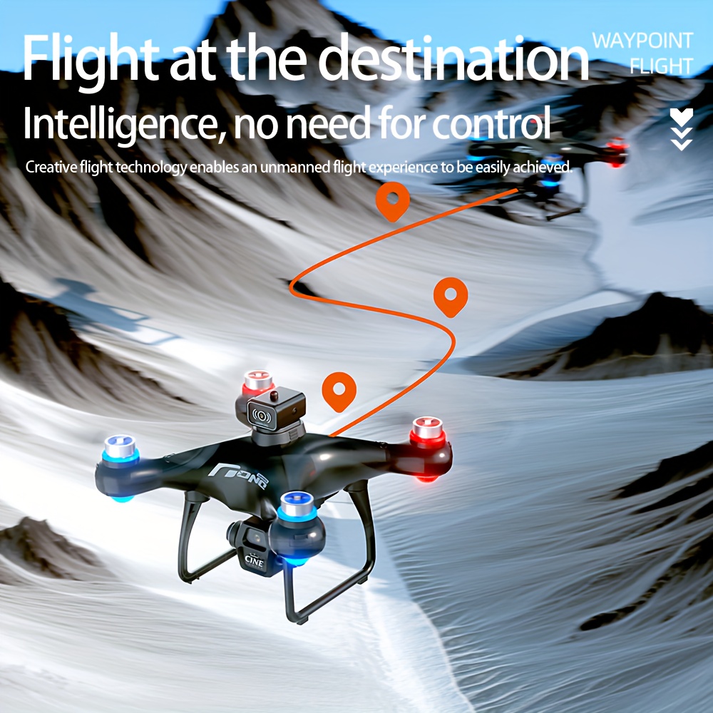 E55 Drone Brushless Optical Flow Drone S116 MAX- Dual Cameras, Screen-Controlled Remote for Outdoor Aerial Photography, 360° Obstacle Avoidance, WIFI FPV, Headless Mode, Phone App Control - Perfect for Halloween & Christmas Gifts - Image 4